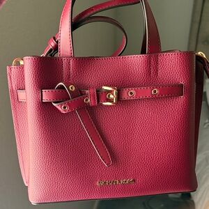 Michael Kors Burgundy Satchel